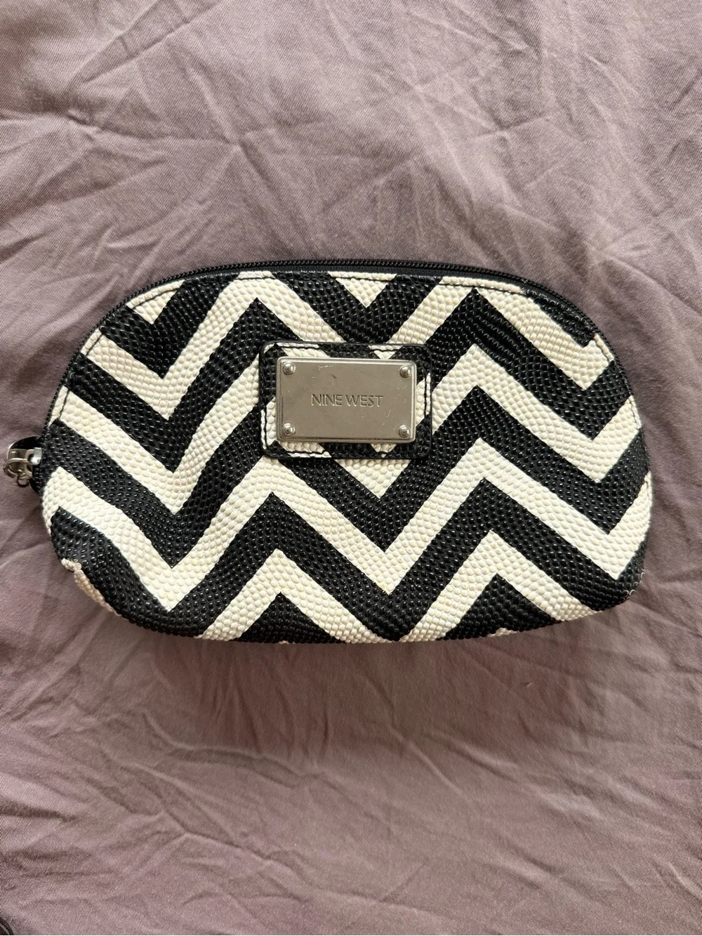nine west chevron pouch